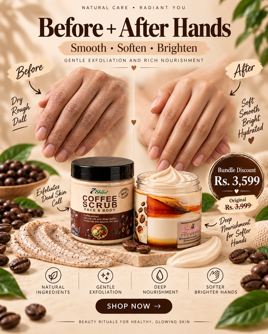 Complete Skin Care – Coffee Scrub & Nourishing Cream