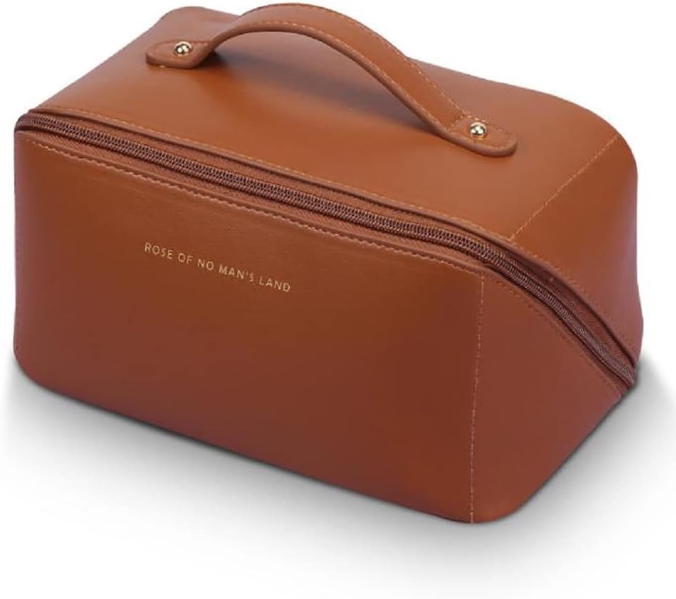 Facial Beauty - Leather Laziness Makeup Bag Assorted Color