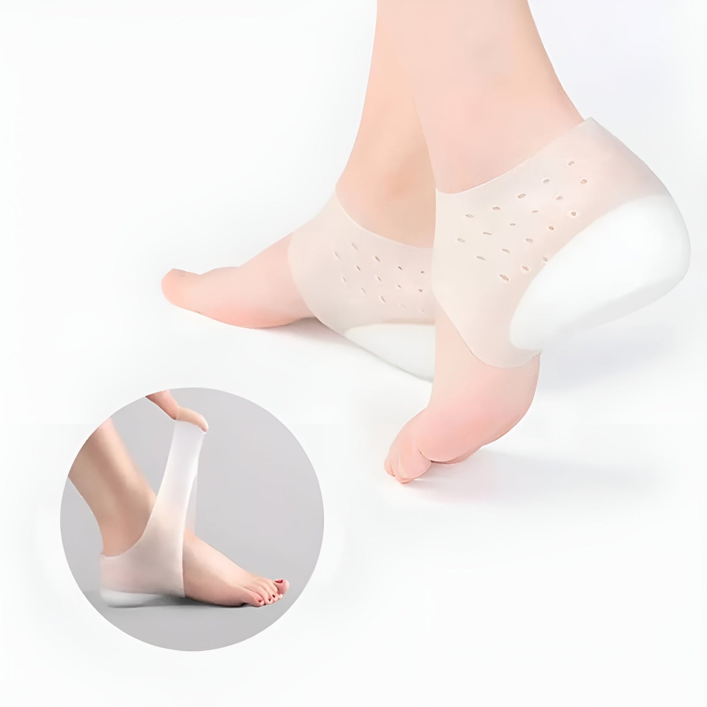 SILICON HEIGHT INCREASE SOLE PADS - (PAIR)