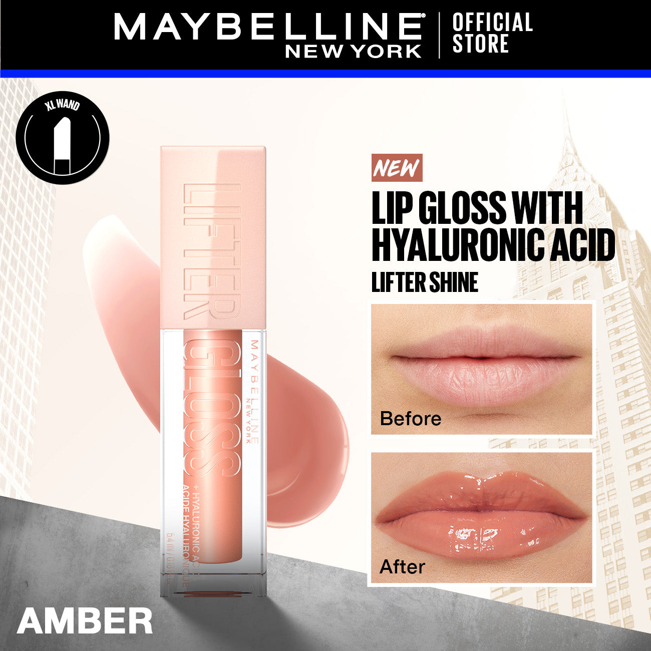 Maybelline Lifter Shine Lip Gloss – 5.4ml