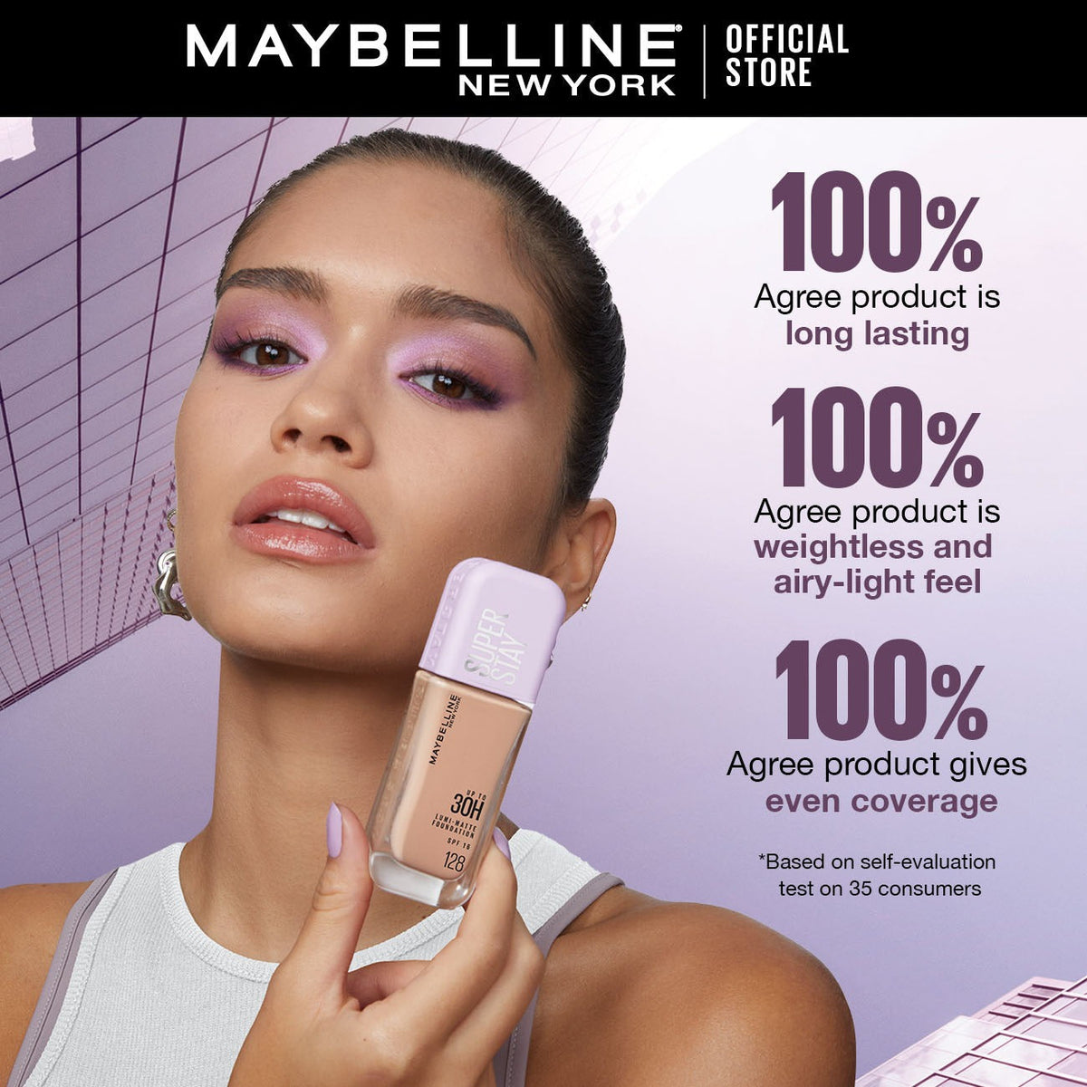 Maybelline New York Super Stay Up to 30hr Lumi Matte Foundation 30ml