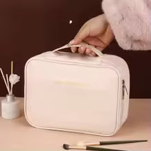 Partition Travel Makeup Bag – Portable Cosmetic Organizer