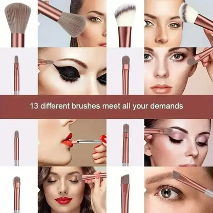 Professional Fluffy Makeup Brush Set