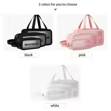 PVC Transparent Travel Cosmetic Bag