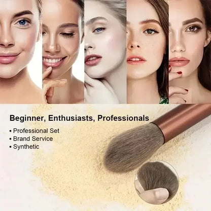 Professional Fluffy Makeup Brush Set